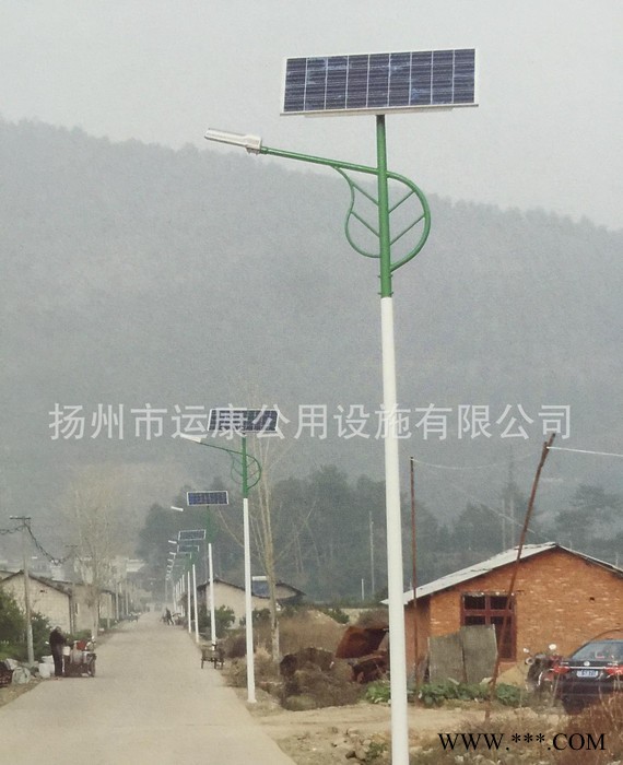 戶外太陽能路燈 農(nóng)村20W30W太陽能路燈 led6米太陽能路燈桿