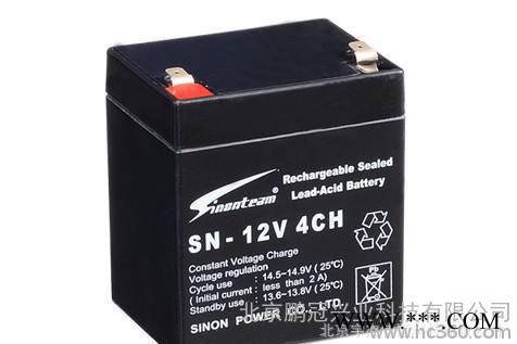 sinonteam賽能蓄電池SN-12V4CH鉛酸免維護(hù)12V4AH閥控式密閉蓄電池