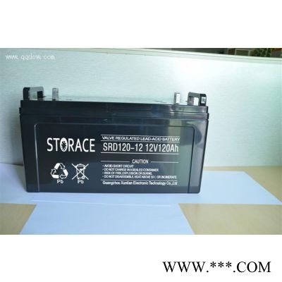 蓄雷STORACE蓄電池SR120-12/12V120AH 太陽能蓄電池 UPS不間斷電源 風力發(fā)電儲備電源照明應(yīng)急