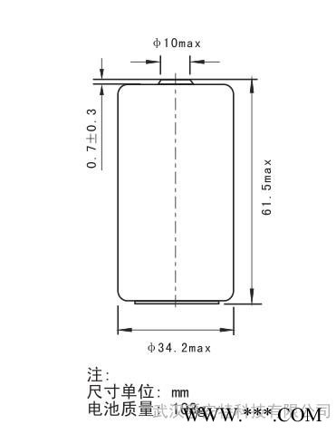 供應(yīng)孚安特3.6V    ER34615M 智能儀表用 大功率 一次性鋰電池