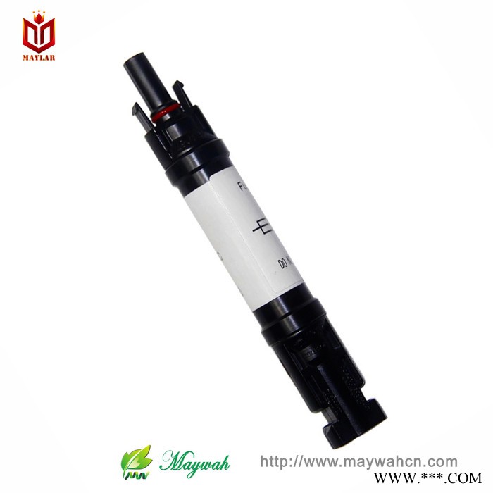 MC4太陽能光伏連接器 帶保險(xiǎn)絲連接器 防水IP67 廠直銷  maylar MC4保險(xiǎn)絲