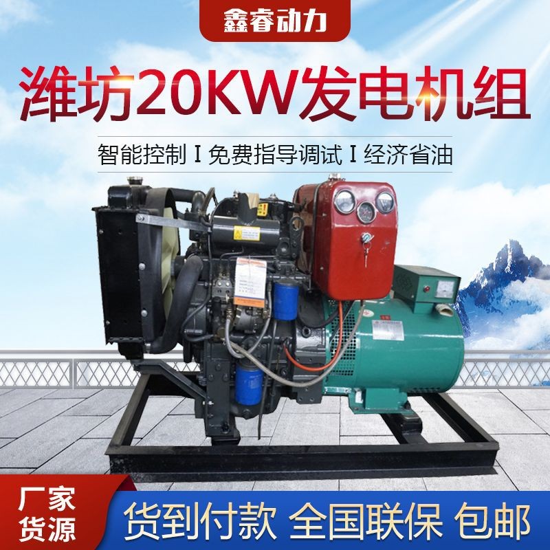 雙杠柴油發(fā)電機(jī)組20KW 30千瓦小型家用超靜音發(fā)電機(jī)組 工廠直供