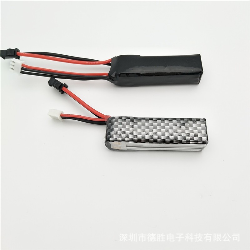 斯泰迪6代 沙鷹樂(lè)輝短劍MP5K水彈7.4V 500mah 25C聚合物鋰電池組