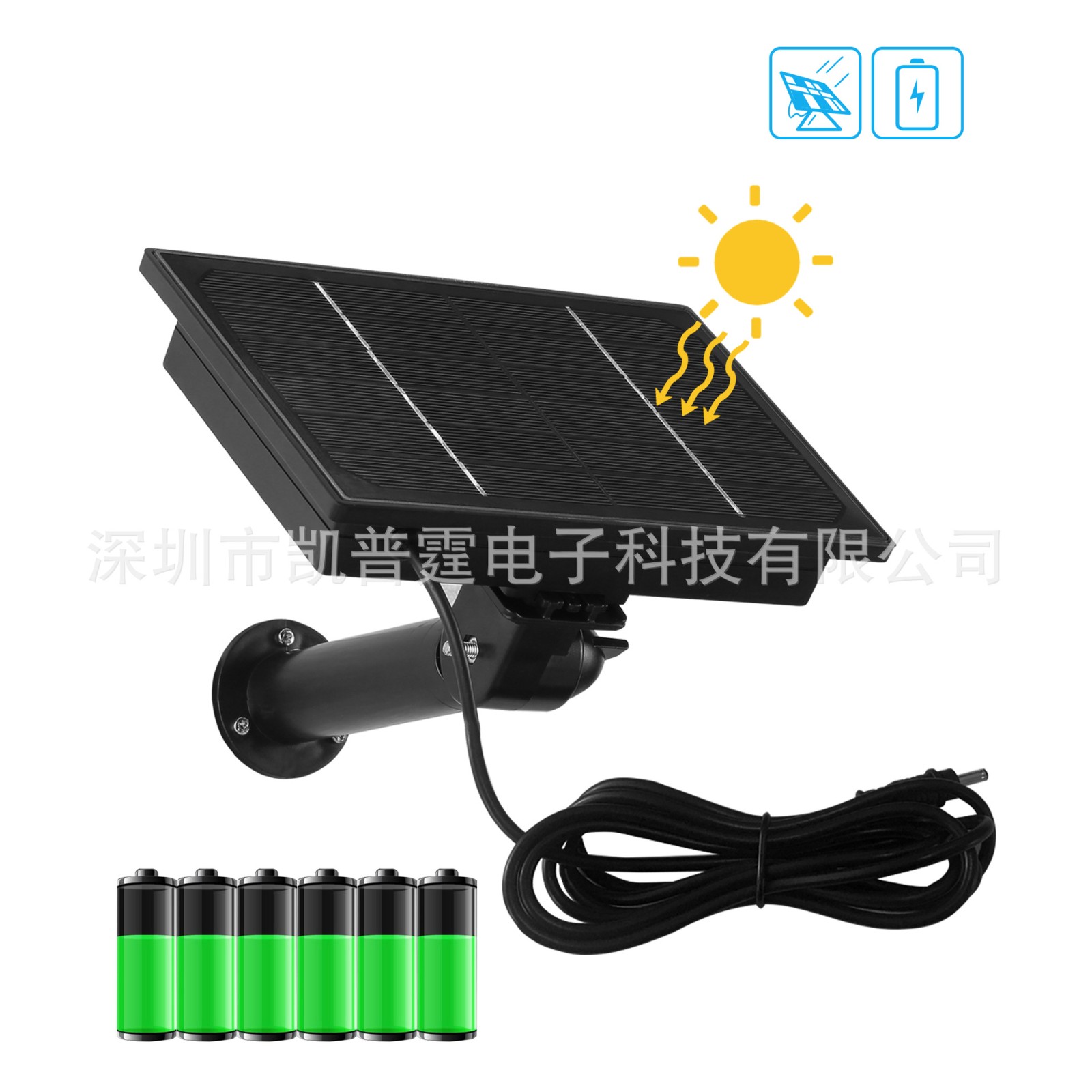 4w小型儲能系統(tǒng)5v6v輸出內置18650太陽能鋰電池組USB TypeC