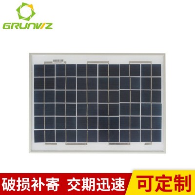 太陽能電池板光伏發(fā)電板組件多晶10W家用多晶硅太陽能板廠家